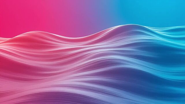 Abstract Gradient Wave Texture Background Featuring Smooth Flowing Multicolored Surface Pattern