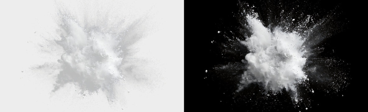 White Dust Cloud Overlay PNG