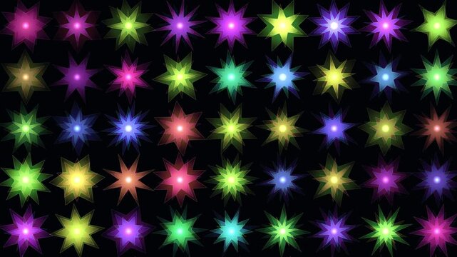 Dynamic abstract pattern creates a seamless looping overlay on a dark background.
