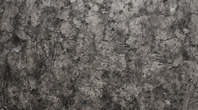 Weathered concrete surface with crack and stain for industrial background texture