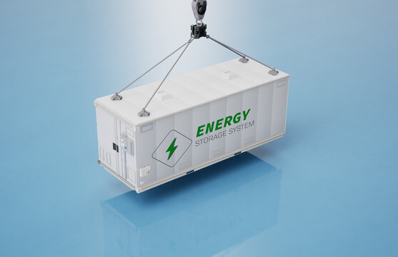 Energy storage system or battery container unit
