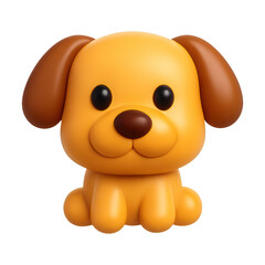 Obraz premium PNG Cute cartoon dog illustration