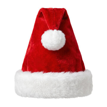 Classic red velvet Santa Claus Christmas hat