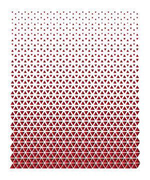 Abstract Red Gradient Geometric Triangle Pattern Background