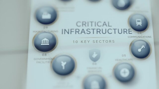 Critical infrastructure map presents ten key sectors