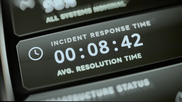 Incident response timer reveals average resolution