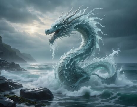 water dragon ocean