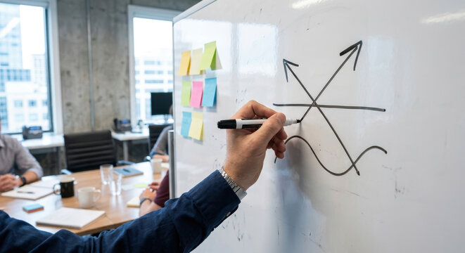 Whiteboard charting: interest rate swaps, duration hedge, and portfolio protection.