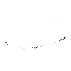 Obraz premium Black and white sketch Aleutians West Borough (Alaska) outline map design