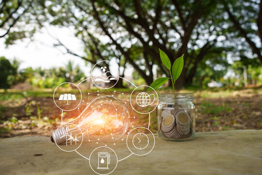 Clean Energy Innovation and Sustainable Investment Concept