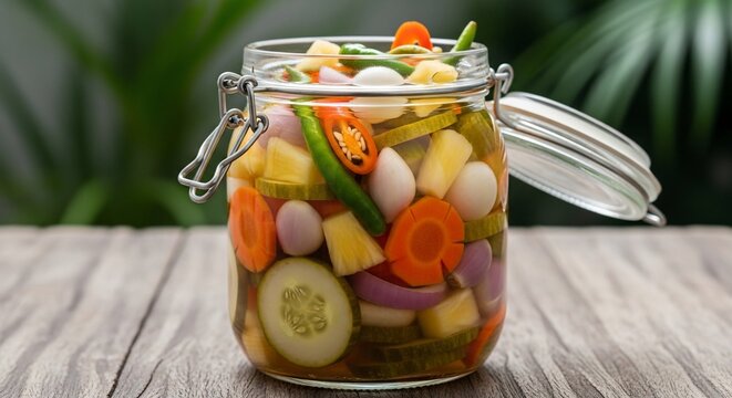 Vegetables jar