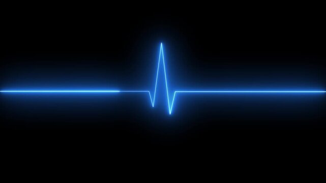 Heart rate monitor electrocardiogram EKG or ECG looping background