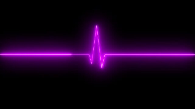 Heart rate monitor electrocardiogram EKG or ECG looping background