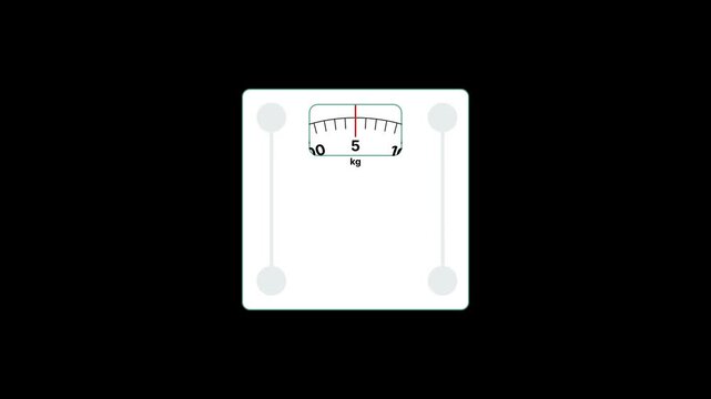 5Kg Weight Scale Animation