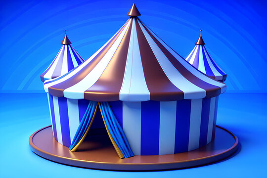 circus tent vector illustration