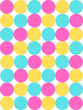 Polkadot background / colorful Geometric Circle Pattern