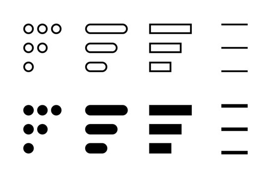 Menu icon symbol for apps and websites. web menu sign and symbol. hamburger menu symbol