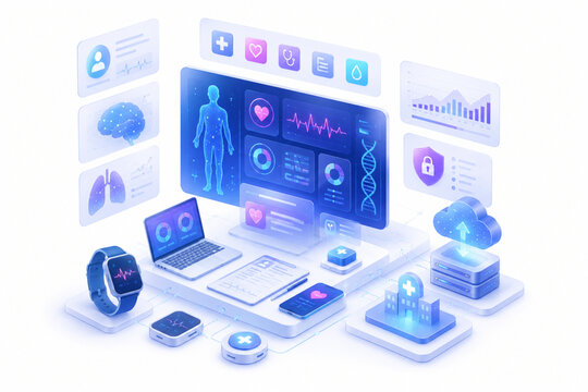 AI Healthcare Dashboard with Patient Analytics and Medical Data Visualization