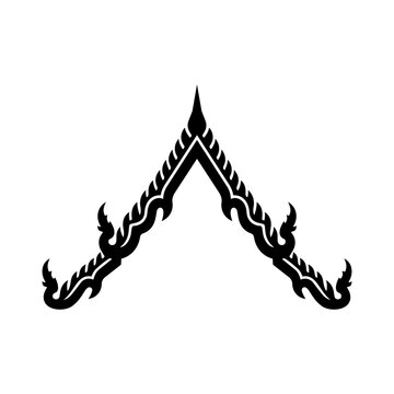 Traditional Thai Kanok Element for Vintage Art Designs