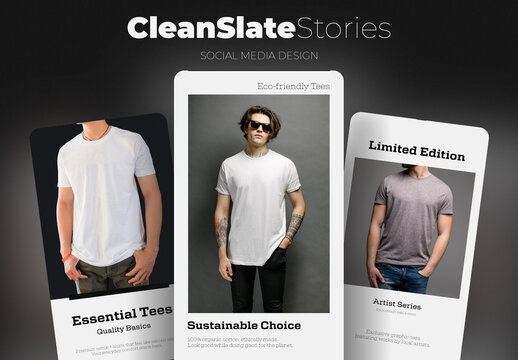 Clean Slate Social Media Stories