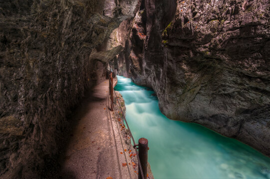 Germany, Bavaria, Partnach Gorge near Garmisch-Partenkirchen