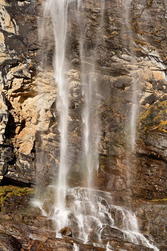 Austria, Carinthia, View of fallbach waterfall