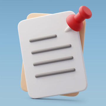 pin, Represents note, Reminder, Message, Announcement and Information management concept.