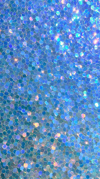 sky blue sparkle diffusion sequins