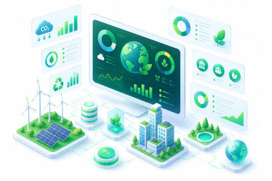 ESG Sustainability Analytics Dashboard with Carbon Emissions and Renewable Energy Data