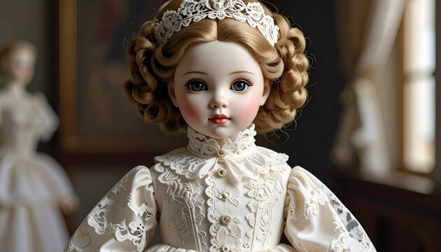 Vintage doll portrait