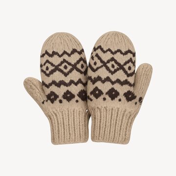 Cozy knitted mittens design