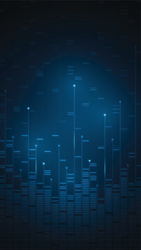 A digital audio system that represents sound frequencies.