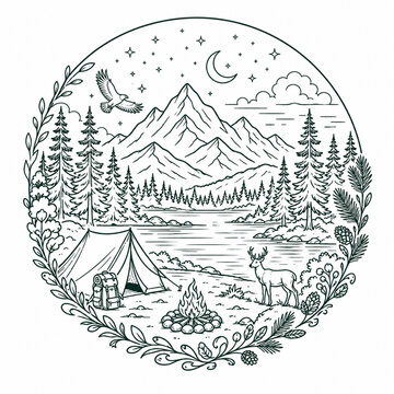 Mountain Camping Escape