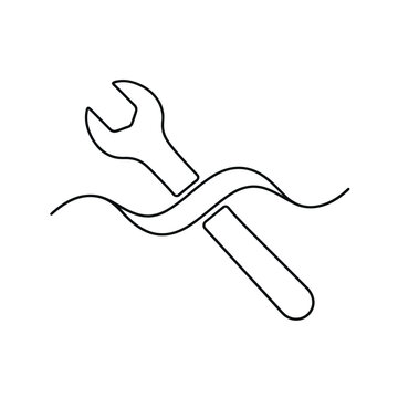 vector illustration of Minimalist wrench and screwdriver tools illustration Vector, illustration , Labour Day, Happy Labor Day, Labor Day, Labour day icons set