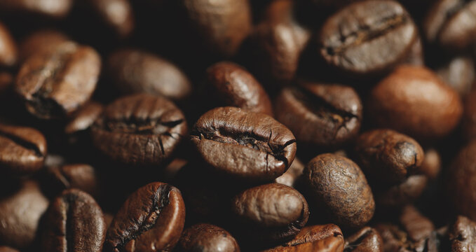 Aroma. Coffee. coffee beans background. Cafe. Energy. Photo. Background beans