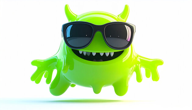 Y2K Cyber Spooky Halloween - 3D Icon Isolated - 05_1