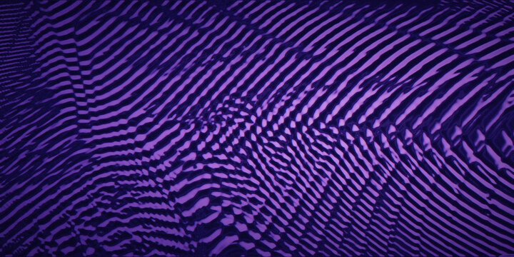Dark cinematic grain drives liquid light caustics in violet and purple with smoke waves, great for website hero art, posters, branding, and wallpaper.