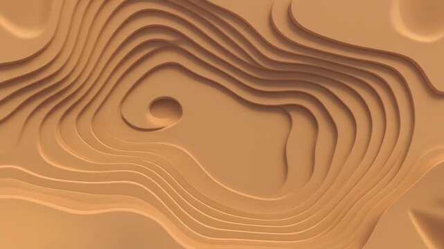 Topographic Contour Sand Dune Background