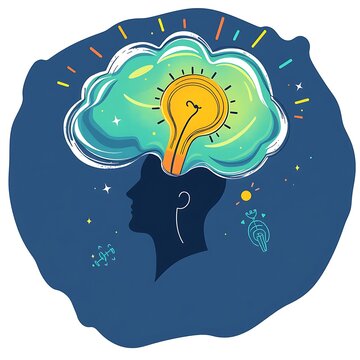 Creative Thinking and Idea Generation Concept.