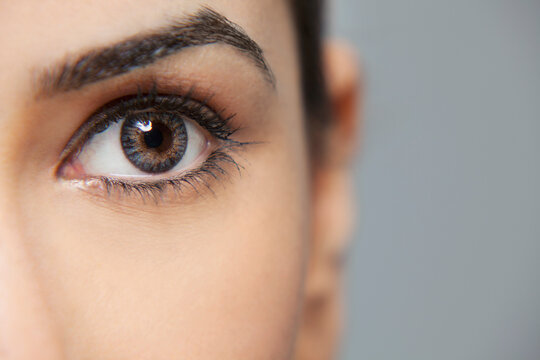 Close-up of a beautiful woman's eye