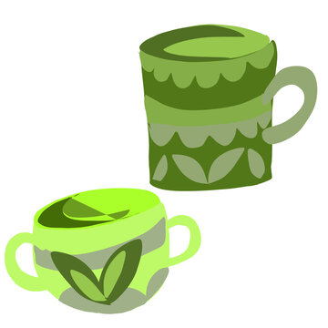 green tea cup