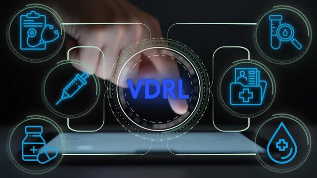 VDRL Test: Medical Diagnosis and Research, VDRL and Syphilis Diagnosis, Venereal Disease Research Laboratory Test, Medical VDRL Testing and Healthcare Technology.