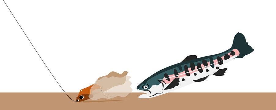  釣りのイラスト