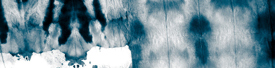 Indigo Acrylic Painting Abstract. Monochrome Tie © Olga