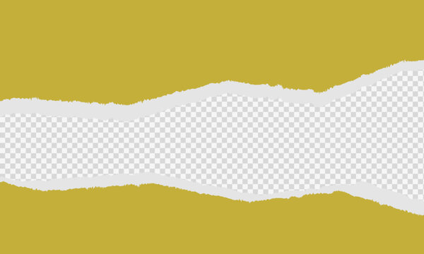 Torn Paper Background with Transparent Centre Copy Space