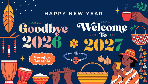 Happy New Year celebration in Tanzania 2027