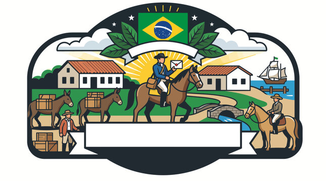 Brazil national flag emblem showcasing cultural heritage and independence