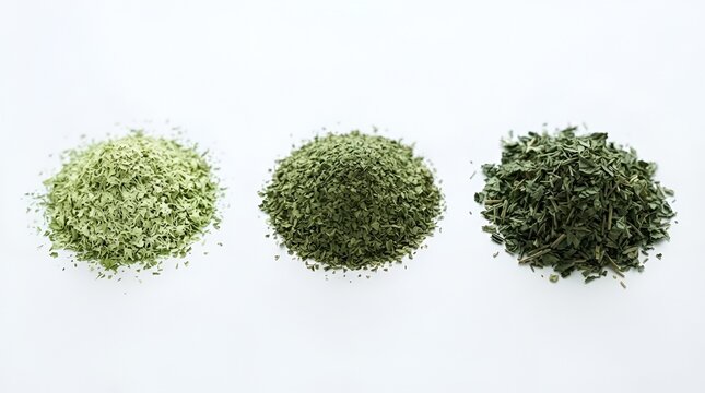 Pile Dried Green Herbs Spices Oregano Basil Seasoning Culinary Organic Cooking Ingredient Transparent PNG