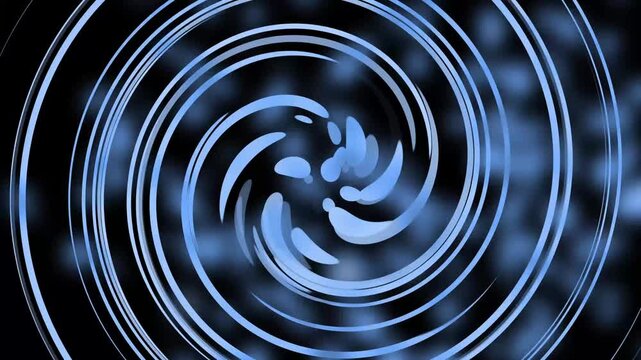 Abstract spiral ring blurred background, creating a modern glowing pattern with a sense of motion