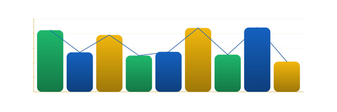 Bar chart race-style horizontal bars with value at end. Isolated transparent PNG data race visualization for dynamic business presentations.